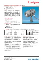 Preview for 1 page of Papenmeier Lumiglas Lumistar USL 05 LED-Ex Installation And Operating Instructions