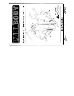 Preview for 11 page of ParaBody 700 Assembly Instruction Sheet