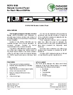 Preview for 45 page of Paradise Datacom RCP2-1000 Operation Manual