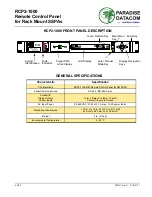 Preview for 46 page of Paradise Datacom RCP2-1000 Operation Manual