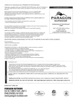 Preview for 18 page of PARAGON OUTDOOR OH-M744B Manual