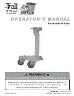 Paragon Pro Troll EZ Wheel 69 Operator'S Manual preview