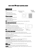 Preview for 2 page of Paragon 7775 Deluxe Safe Operating Manual