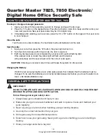 Preview for 18 page of Paragon Brigadiere 7550 Operating Manual