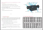 Preview for 2 page of Pard TA32 Operation Manual