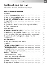 Preview for 17 page of Pari Akku Instructions For Use Manual