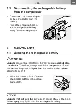 Preview for 23 page of Pari Akku Instructions For Use Manual