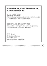 Preview for 51 page of Pari BOY SX Instructions For Use Manual