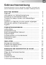 Preview for 3 page of Pari LC SPRINT 023B8001 Instructions For Use Manual