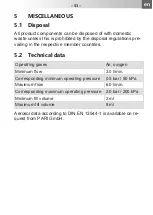 Preview for 53 page of Pari LC SPRINT 023B8001 Instructions For Use Manual