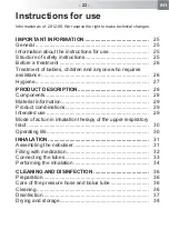 Preview for 23 page of Pari LC SPRINT SINUS Instructions For Use Manual