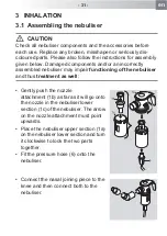 Preview for 31 page of Pari LC SPRINT SINUS Instructions For Use Manual