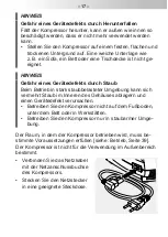 Preview for 17 page of Pari SINUS 028 Instructions For Use Manual