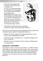 Preview for 20 page of Pari SINUS 028 Instructions For Use Manual