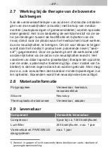 Preview for 217 page of Pari SINUS 028 Instructions For Use Manual