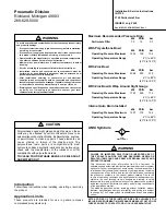 Preview for 14 page of Parker F101 Installation & Service Instructions Manual