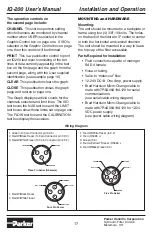 Preview for 17 page of Parker IQ-200 User Manual