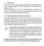 Preview for 4 page of Parker SensoControl ServiceJunior SCJN-016-01 Operating Instructions Manual