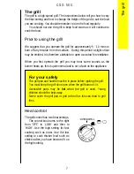 Preview for 7 page of Parkinson Cowan CSG 500 Operating And Installation Instructions