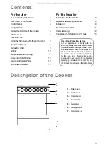 Preview for 3 page of Parkinson Cowan Mixed Fuel Cooker CSIM 509 Instruction Booklet