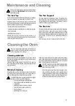 Preview for 11 page of Parkinson Cowan Mixed Fuel Cooker CSIM 509 Instruction Booklet