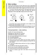 Preview for 20 page of Parkinson Cowan Renown RG55GL Operating And Installation Instructions