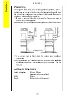 Preview for 28 page of Parkinson Cowan Renown RG55GL Operating And Installation Instructions