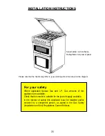 Preview for 35 page of Parkinson Cowan Renown RG55GL Operating And Installation Instructions