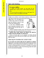 Preview for 26 page of Parkinson Cowan SG 554 Operating And Installation Instructions