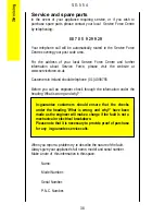 Preview for 38 page of Parkinson Cowan SG 554 Operating And Installation Instructions