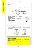 Preview for 6 page of Parkinson Cowan SG402W Operating And Installation Instructions