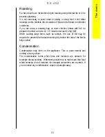 Preview for 15 page of Parkinson Cowan SG402W Operating And Installation Instructions