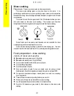 Preview for 22 page of Parkinson Cowan SG402W Operating And Installation Instructions