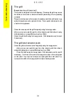 Preview for 26 page of Parkinson Cowan SG402W Operating And Installation Instructions