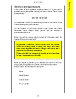 Preview for 35 page of Parkinson Cowan SG402W Operating And Installation Instructions