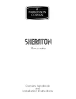 Preview for 1 page of Parkinson Cowan Sheraton Installation Instructions Manual