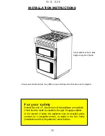 Preview for 32 page of Parkinson Cowan SIG 320 Operating And Installation Instructions