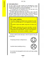 Preview for 2 page of Parkinson Cowan SIG 331 Operating And Installation Instructions