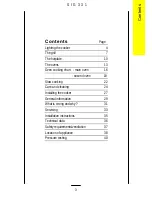 Preview for 3 page of Parkinson Cowan SIG 331 Operating And Installation Instructions