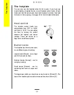 Preview for 10 page of Parkinson Cowan SIG 331 Operating And Installation Instructions