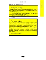 Preview for 27 page of Parkinson Cowan SIG 331 Operating And Installation Instructions