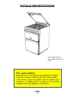 Preview for 35 page of Parkinson Cowan SIG 331 Operating And Installation Instructions