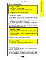 Preview for 29 page of Parkinson Cowan SIG 500 Owner'S Handbook Manual