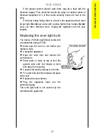 Preview for 37 page of Parkinson Cowan SIG 505 X Operating And Installation Instructions