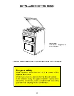 Preview for 42 page of Parkinson Cowan SIG 505 X Operating And Installation Instructions