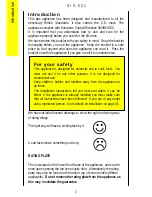 Preview for 2 page of Parkinson Cowan SIG 531 Operating And Installation Instructions