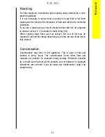 Preview for 15 page of Parkinson Cowan SIG 531 Operating And Installation Instructions