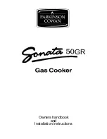 Parkinson Cowan Sonata 50GR Owner'S And Installation Manual preview