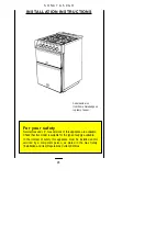 Preview for 28 page of Parkinson Cowan Sonata 50GR Owners Handbook And Installation Instructions