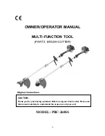 Preview for 26 page of Parklander PBC-260SS-4 Operator'S Manual